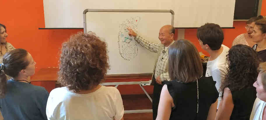 Maestro Ming C.Y., caposcuola e fondatore di On Zon Su in Italia.